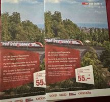 2 SBB Spezial-Tageskarten Coop Interdiscount neu