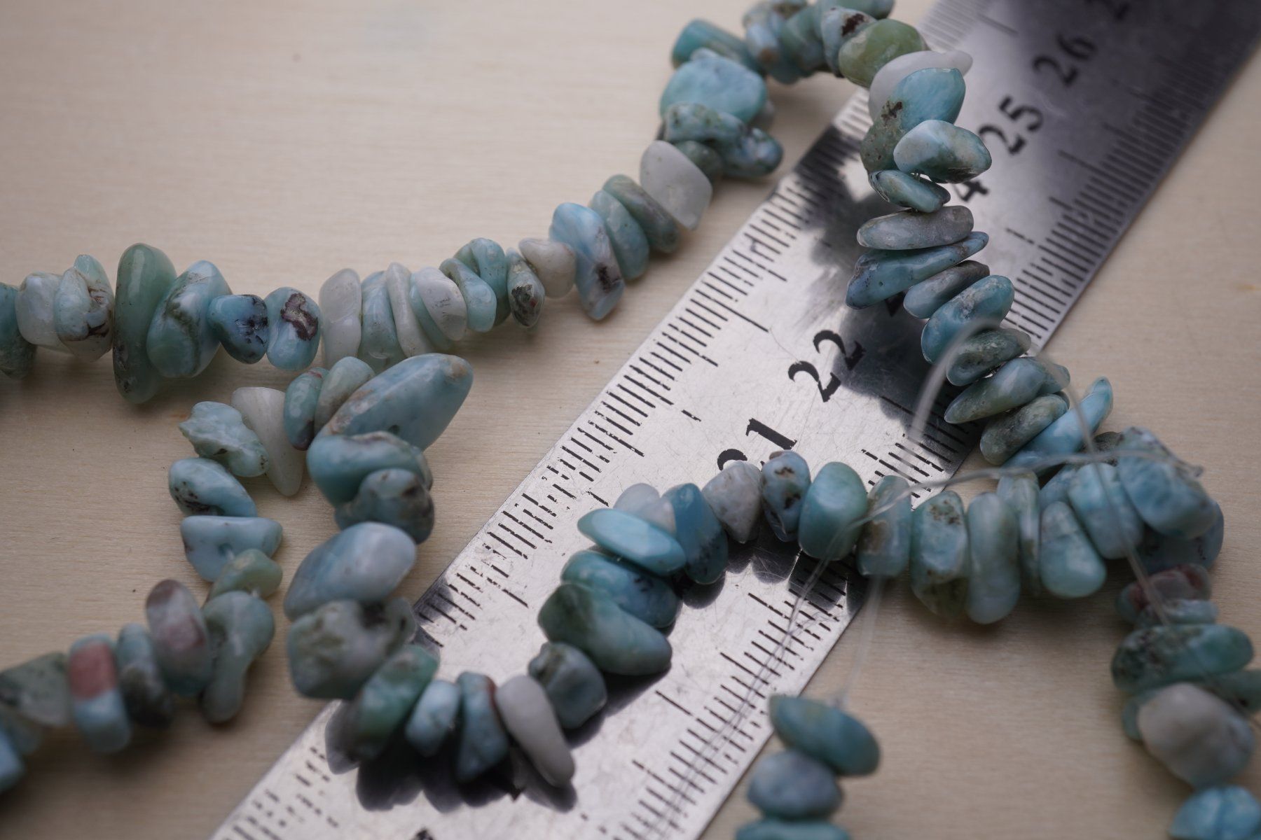 Mineralien & Heilsteine: Larimar Splitter   Strang       ab 1.-  Auktion – Neu und originalverpackt aus Eschenbach SG von topstone 7