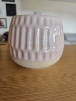 Cahe pot rose/beige texturé