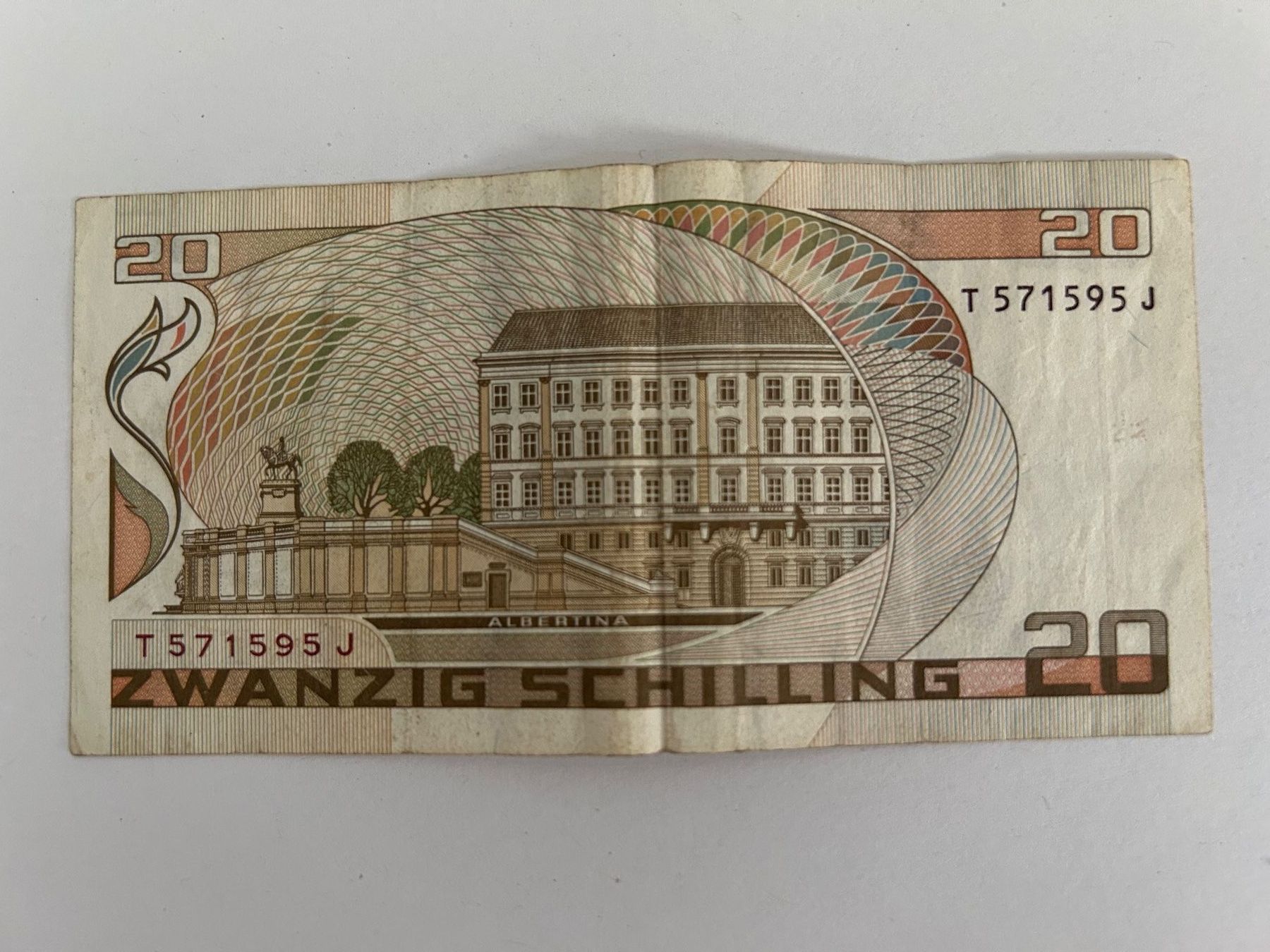 Banconote: Österreich 1986, 20 Schilling – Usato da Bettwiesen venduto da mad_cl6y 1
