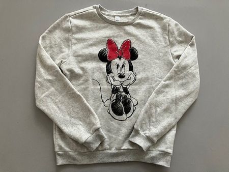 Pull Disney Minnie Mouse gris, taille XS 14 ans