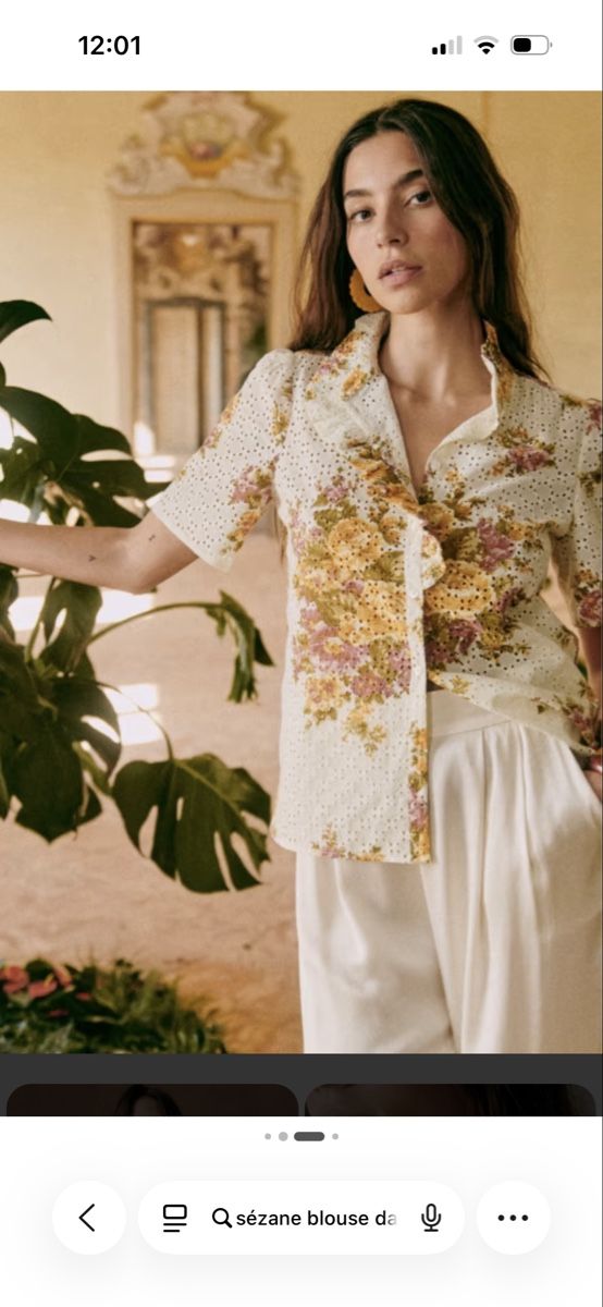 Sezane Camicette: Sézane Blouse Dahlia 34  – Usato da Constantine venduto da boukledor 1