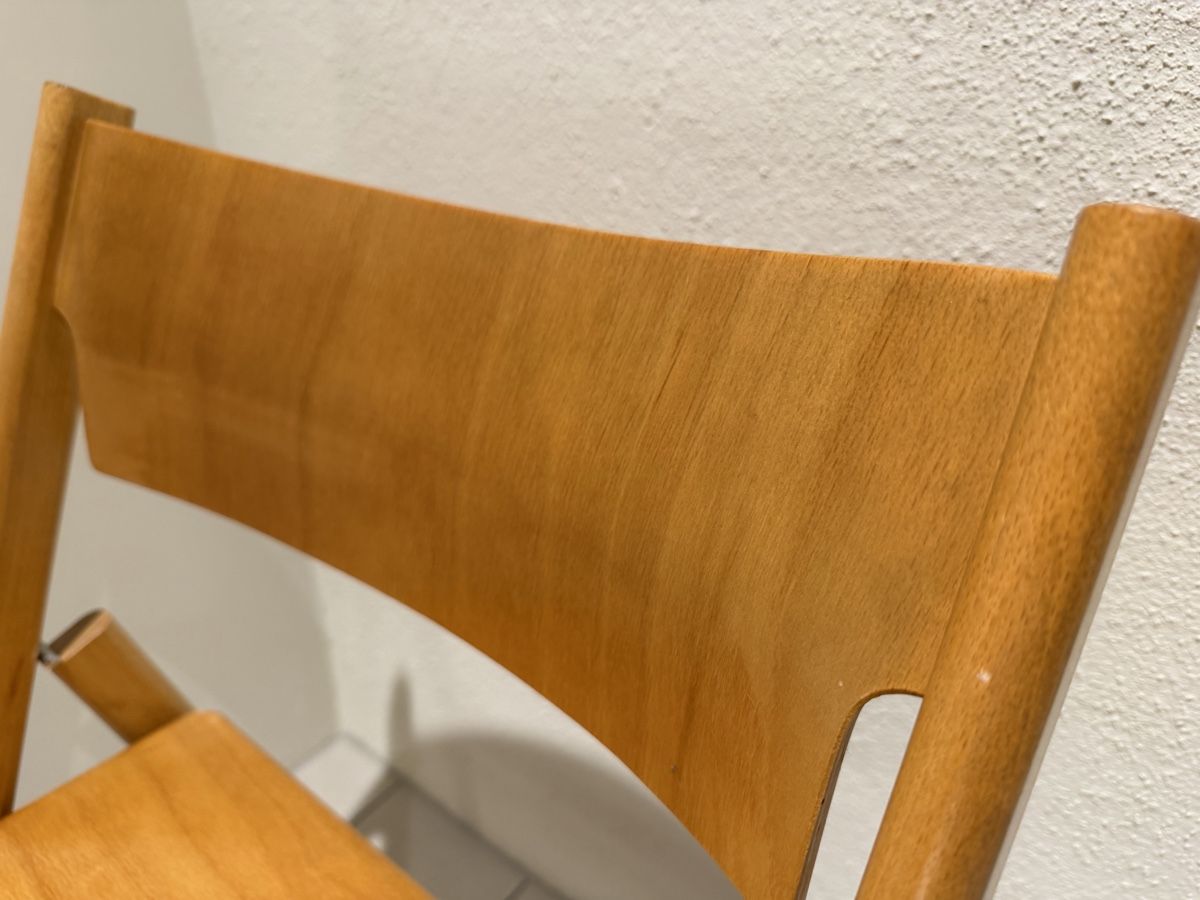 Eichenberger Stühle: 4 Designer Klappstühle von Hans Eichenberger – Gebraucht aus Wiedlisbach von Fine-Arts 3