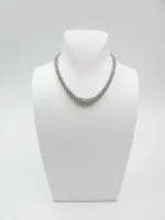 VINTAGE DIAMANT COLLIER IN 750 WEISSGOLD