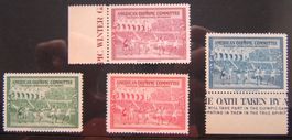 LOT VIGNETTEN AMERICAN OLYMPIC COMMITTEE HELSINKI 1940