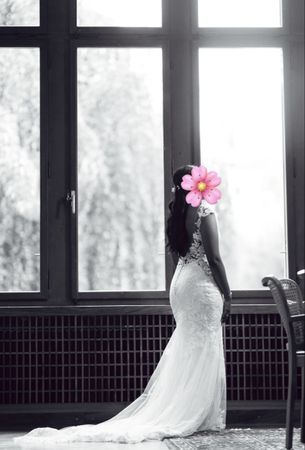 Wunderschönes Brautkleid Gr. 38 Spitze Fit & Flare