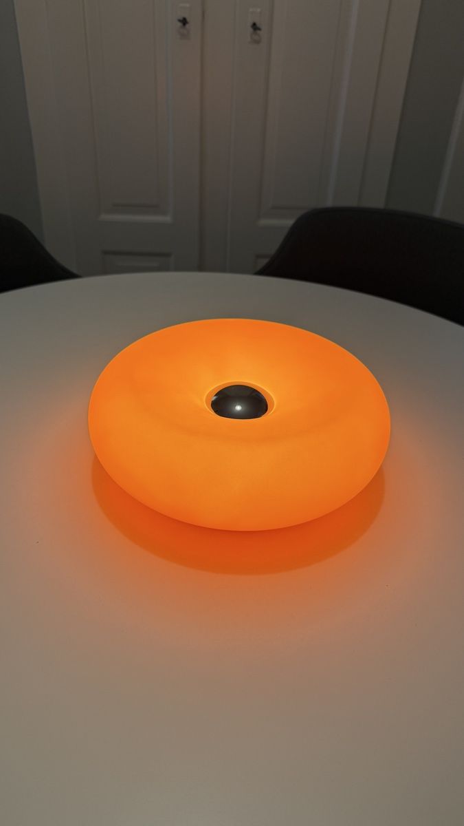 Lampes: LED Tischleuchte rund orange – Neuf (Voir description) à Zürich par Julia_Ch 3
