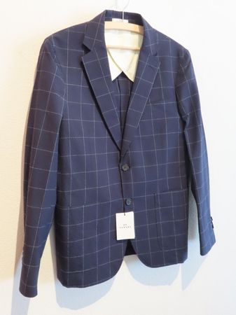 DE FURSAC - Blazer Neuf, Léger, Laine & Coton