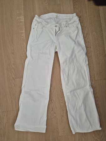 Pantalon blanc H&M mama -  M