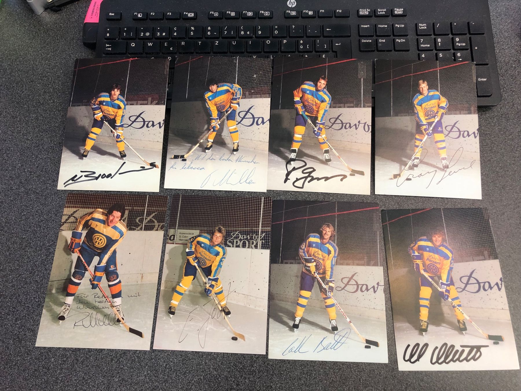Autografi: 21 Original Autogrammkarten HC DAVOS – Usato da Lufingen venduto da Rac0 2