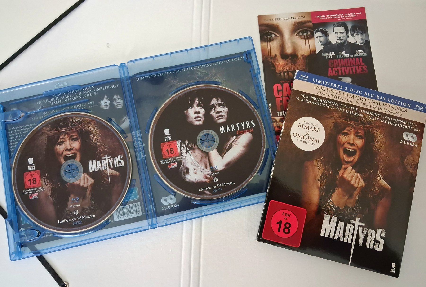 Tutti i DVDs: Martyrs - 2 Bluray's - Remake und Original in einer Box – Usato da Wilderswil venduto da Silverybrown 2