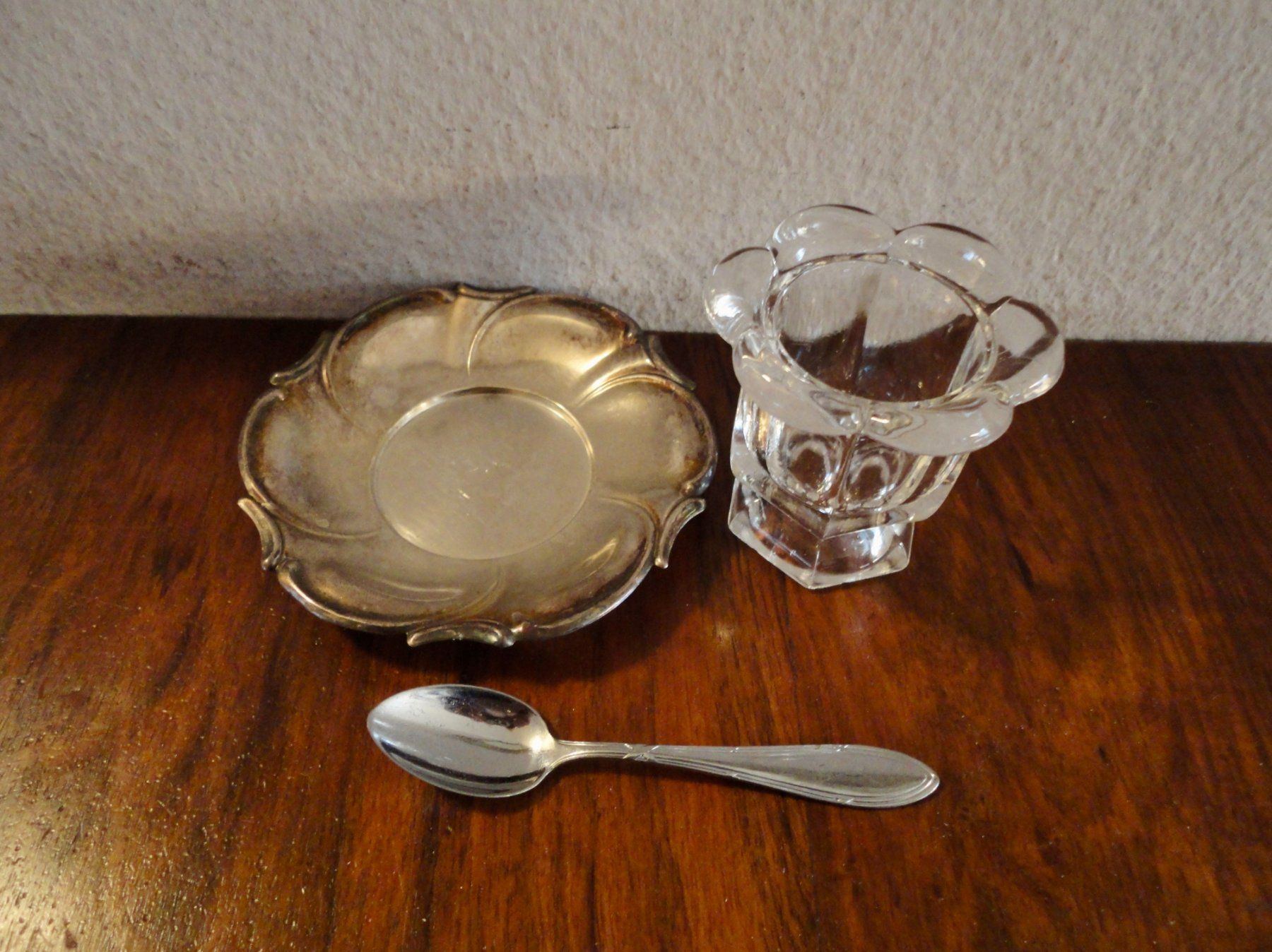 Ciotole: SALIERE (KRISTALL-VERSILBERT) – Usato da WÄDENSWIL venduto da katti01 1