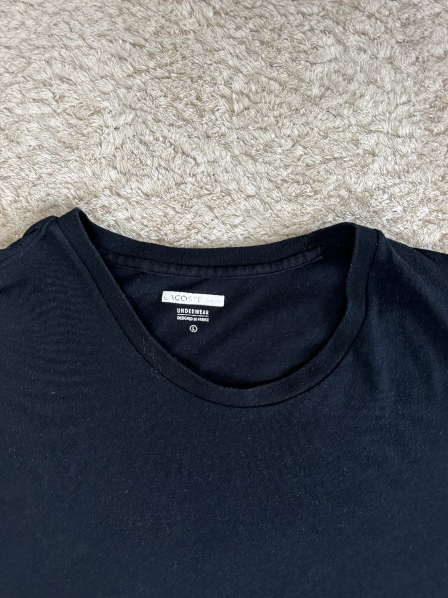 Lacoste T-shirts: T-shirt Lacoste noir - Taille L – Neuf (Voir description) à Neuchâtel par aliceguins 1