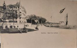 GENÈVE - Le Quai du Léman