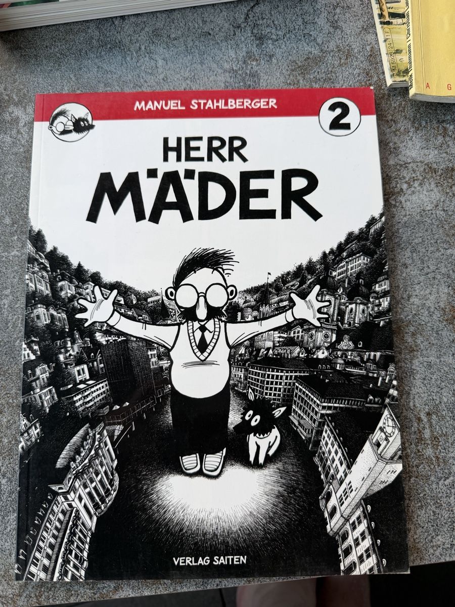 Fumetti: Manuel Stahlberger Herr Mäder mit Widmung  – Usato da Sursee venduto da Dersempacher
