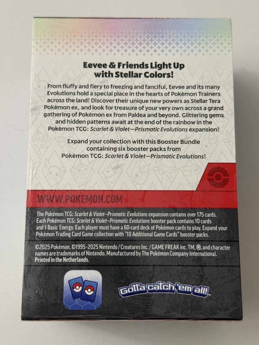 Jeux: Pokemon -Prismatic Evolutions EN Booster Bundle – Neuf avec emballage d'origine à Uitikon Waldegg par Erkinyil 1