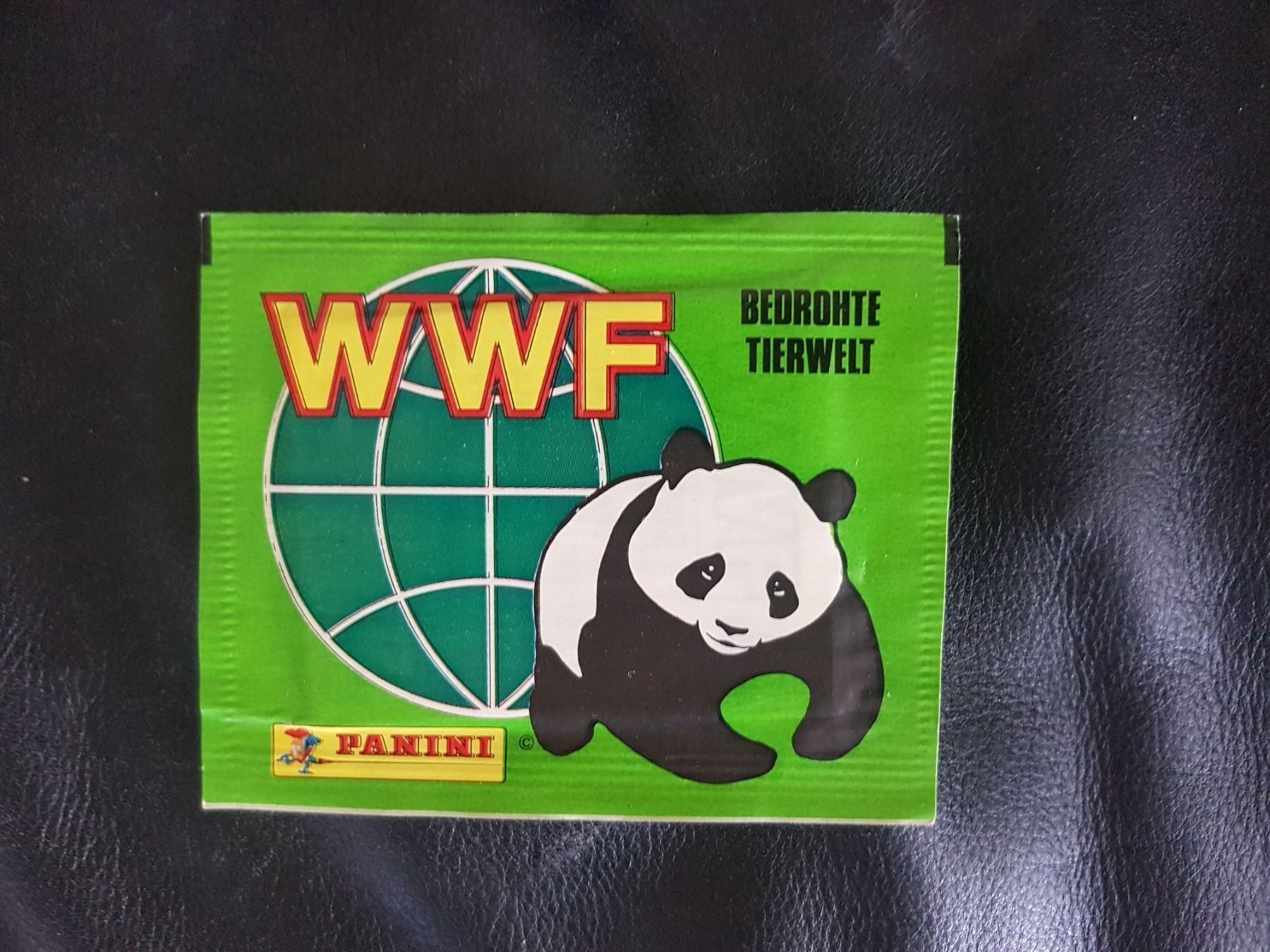 Panini Carte collezionabili: Panini Tüte WWF bedrohte Tierwelt 1991 – Nuovo e nell'imballaggio originale da Nürensdorf venduto da spartacus64