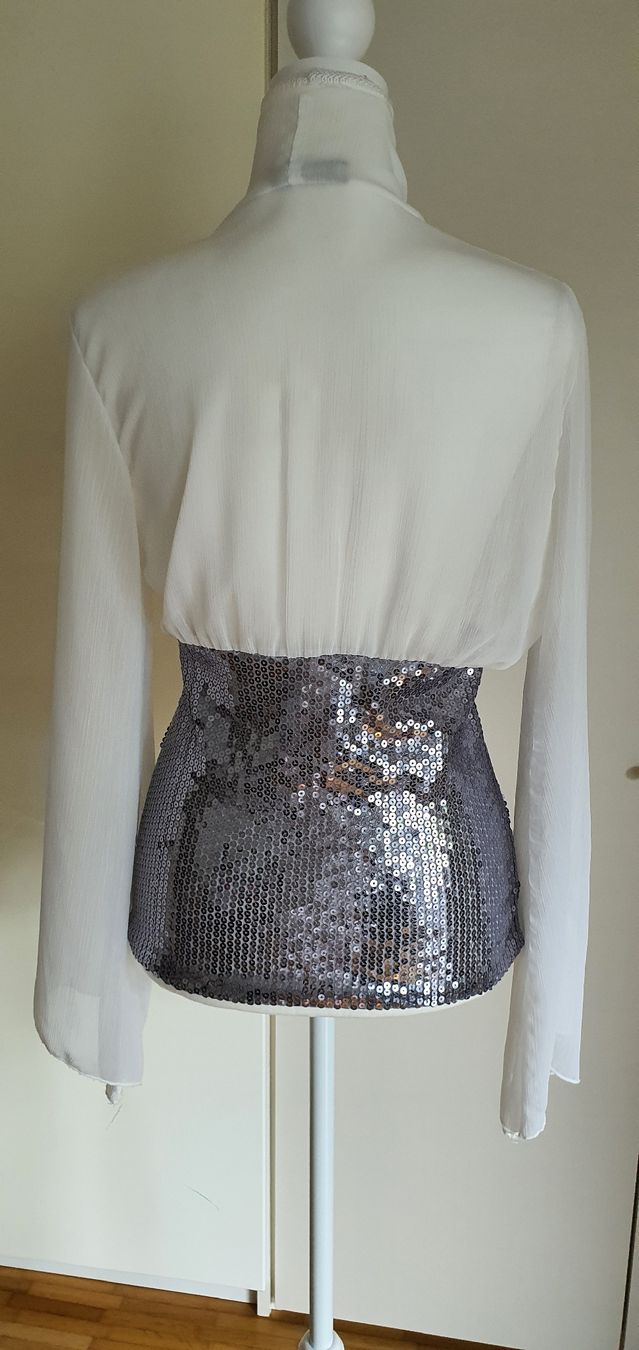 Camicette: Bluse mit Pailletten – Usato da Basel venduto da Kristal4 3