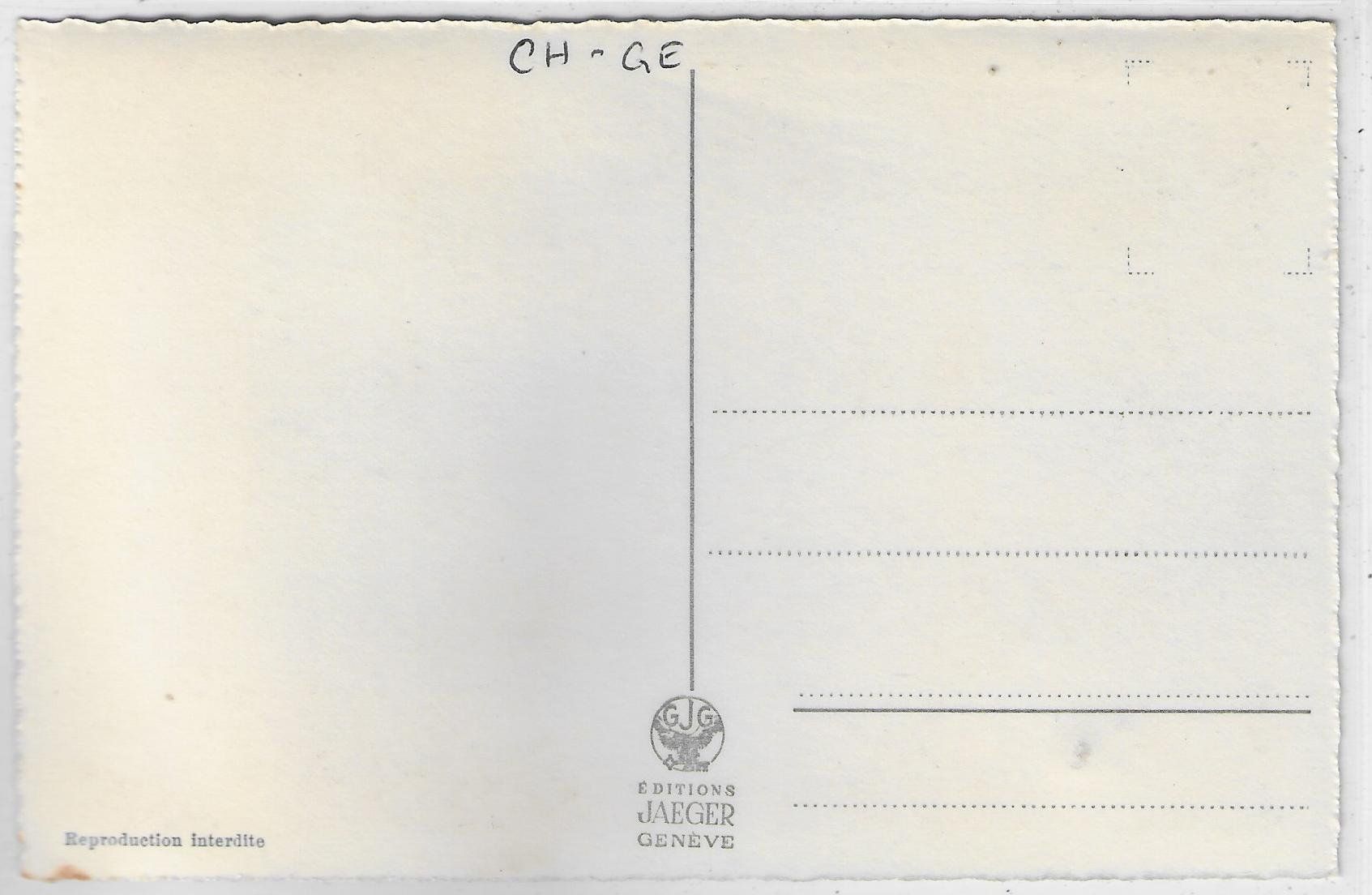 Cartoline postali: Geneve - Vue generale - Bateau-Salon "Valais" – Usato da Ettingen venduto da Kartenplanet 1