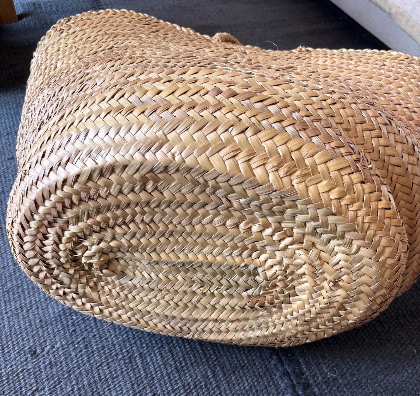 Taschen: Bast Tasche / Strohtasche / Strandtasche / Deko Korb – Gebraucht aus Bennau von Fury3 2