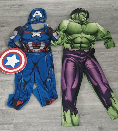 Hulk + Captain America Kostüm
