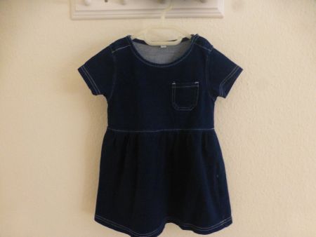 Baby-Jeanskleid kurzarm