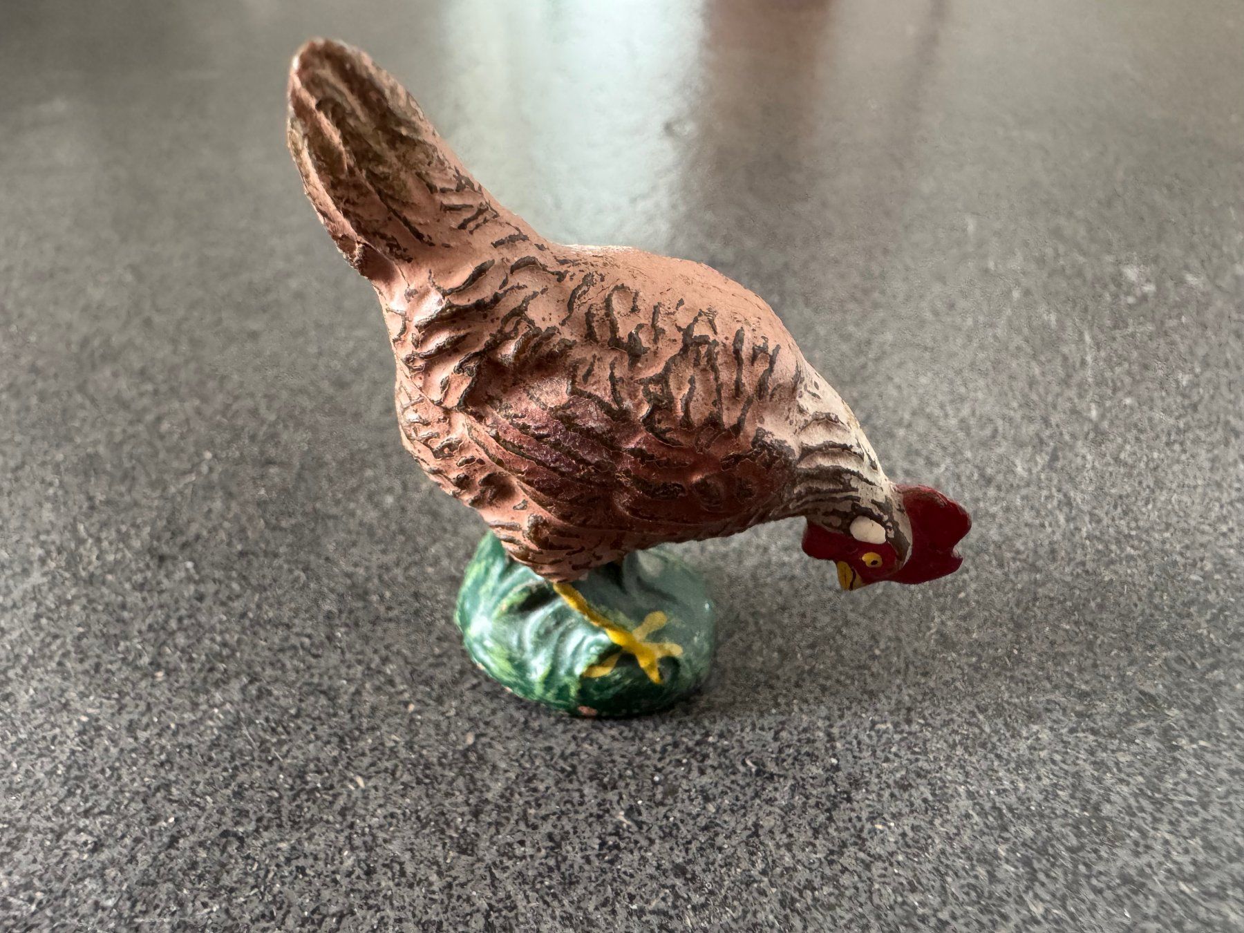 Figuren: Elastolin O&M Hausser Germany antike Spielfigur "Huhn" – Gebraucht aus Fribourg von tschjoly 1