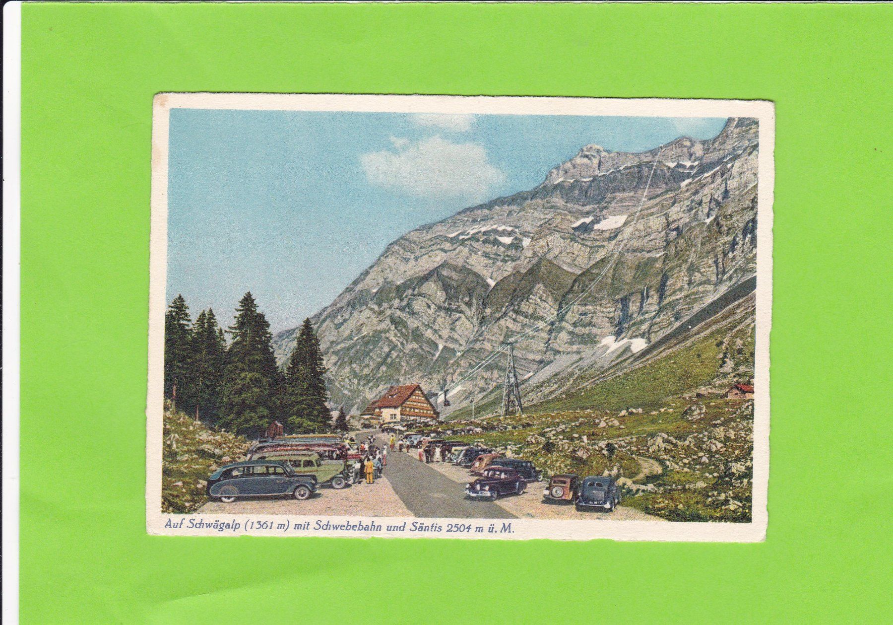 Cartoline postali: Auf Schwägalp-Oldtimer – Usato da St. Peterzell venduto da neckertal