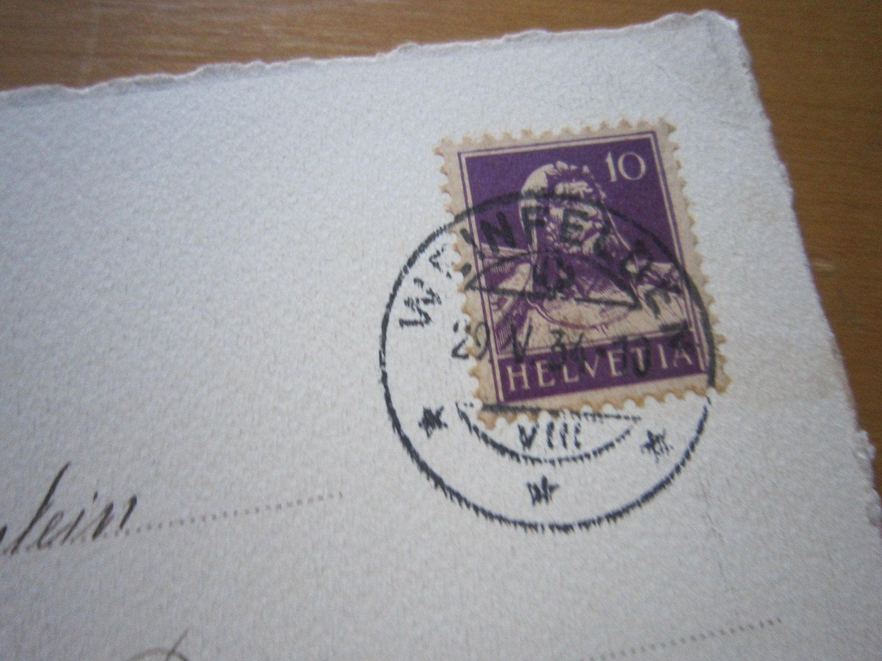 Ansichtskarten: No2 Postkarten Anemonen ab 1934 – Gebraucht aus Gordola von Polentaefung 6