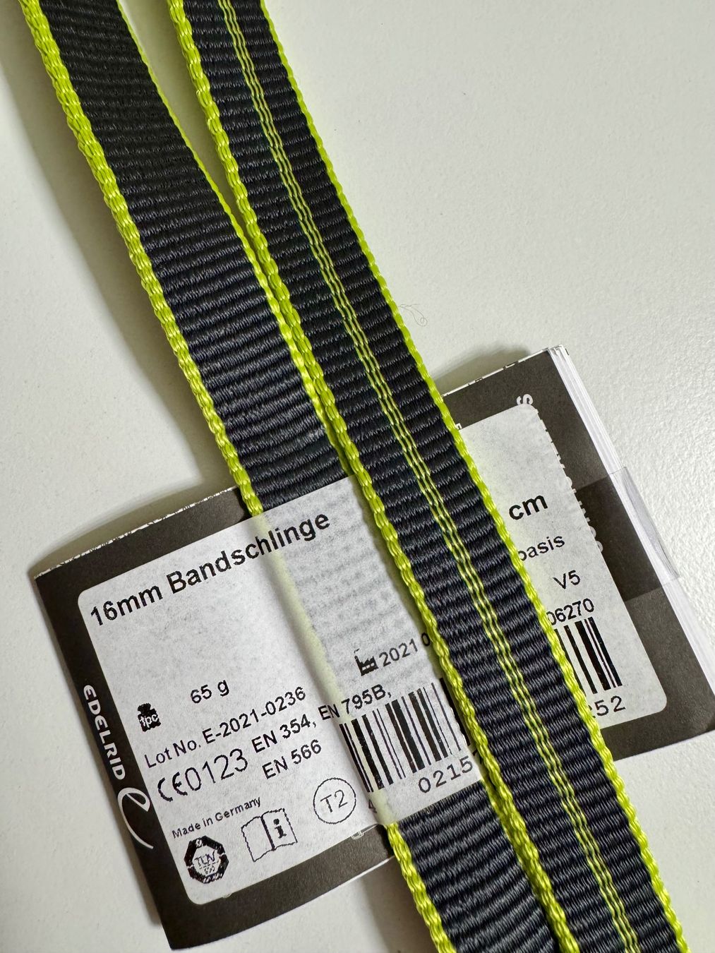 Edelrid Kletterausrüstungen: EDELRID 80 cm 16 mm Bandschlinge NEU – Neu und originalverpackt aus Rothenthurm von WalterliTell 2