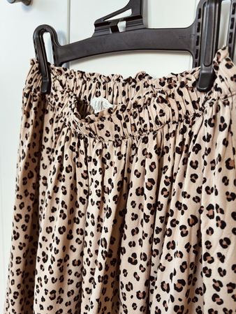 H&M, 122 - 128, Rock, Beige, Leopardenmuster