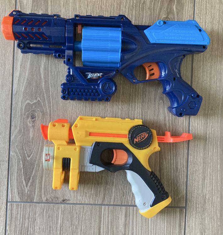 NERF 2 Stück / Revolver / LED (Gebraucht) in Egerkingen für CHF 15 ...