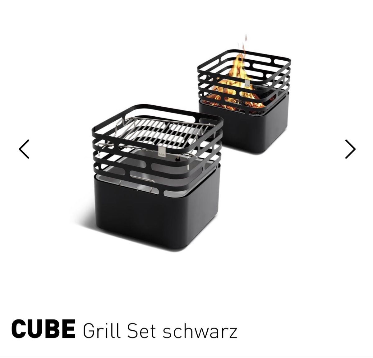 Grils: Höfats CUBE Grill Set schwarz mit Plancha und Brett – D'occasion à Hittnau par Josephine13 2