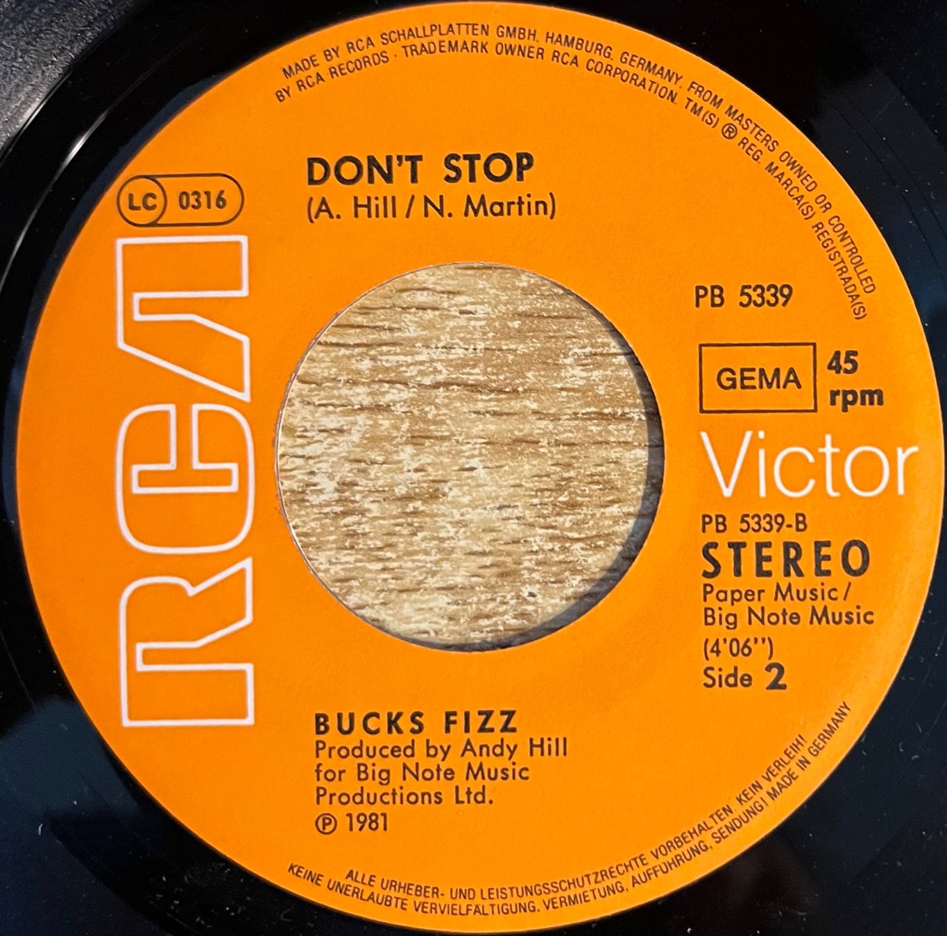 Dischi in vinile: BUCKS FIZZ - MAKING YOUR MIND UP - EUROVISION 1981 – Usato da Bussigny venduto da vinyl-pas-cher 3