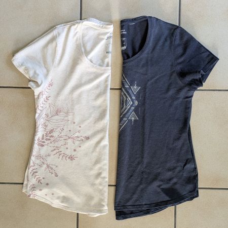 2 Sport-/Wander-T-Shirts NH500 "Quechua/Decathlon" Gr. L