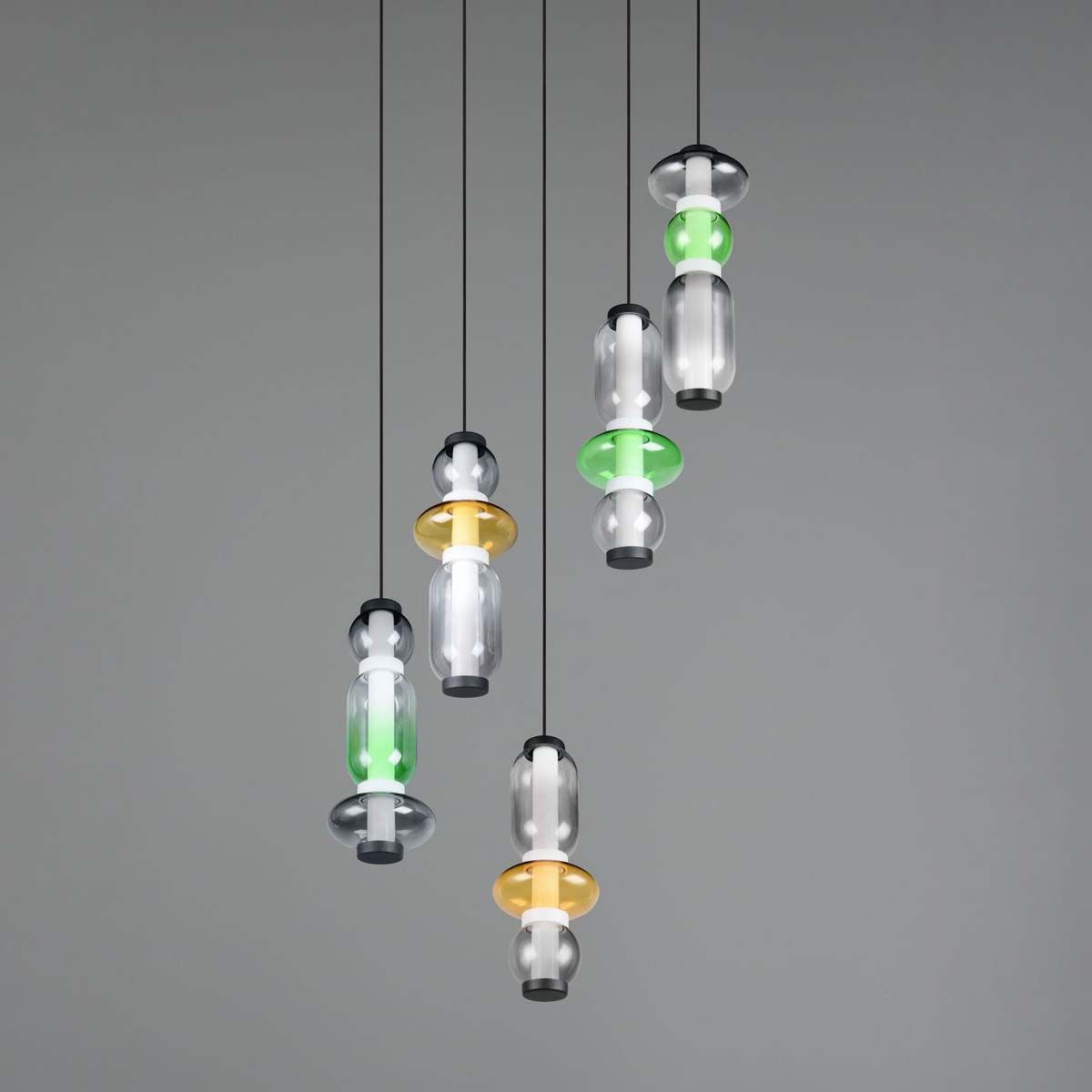 Lampadari & plafoniere: LED Pendelleuchte, Bunt, Glas, 42 cm Ø – Nuovo (secondo la descrizione) da Kreuzlingen venduto da Smart-Light 9