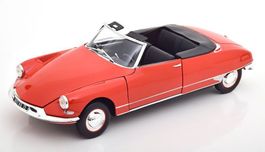 Citroën DS 19 Cabriolet 1960-1967 rot / Verdeck schwarz 1:18