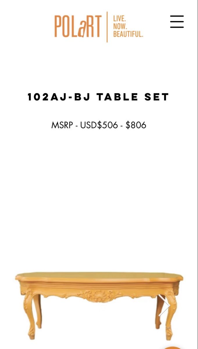 Tische: Coffee Table in Gold von Polart – Gebraucht aus Kilchberg ZH von Lisavivienne 5