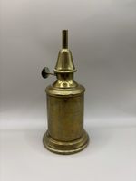 Lampe Pigeon ancienne en laiton – modèle R. Garnier – XIXe s