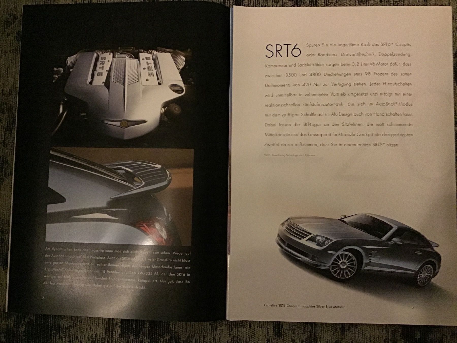 Chrysler Dokumente: Chrysler Crossfire Roadster & Coupé 2005 – Gebraucht aus Scherzingen von Starseller62 2
