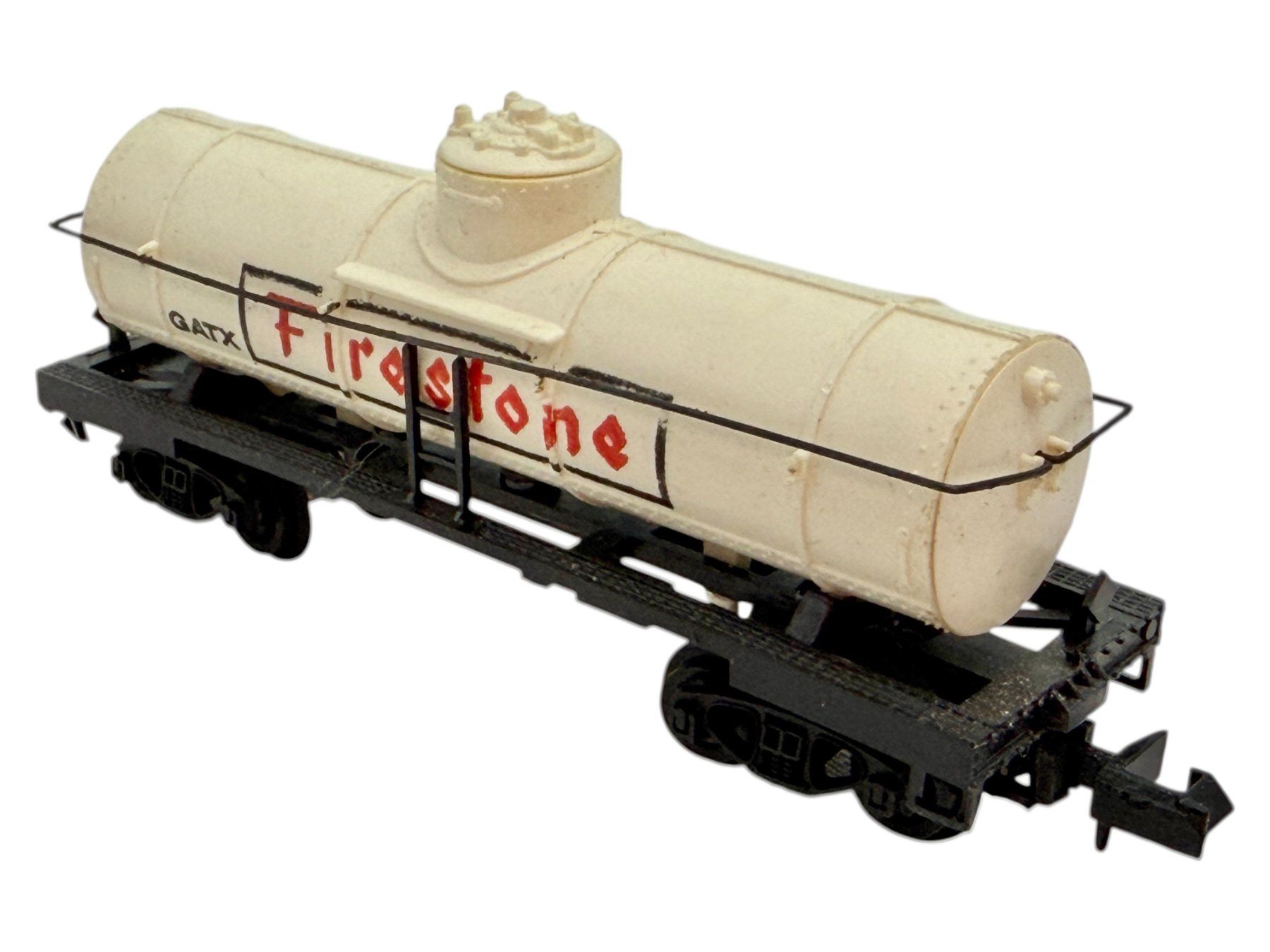 Trix Modellini di ferrovie: MINITRIX Wagon citerne Firestone GATX vintage – Usato da Morges venduto da vintiques 1