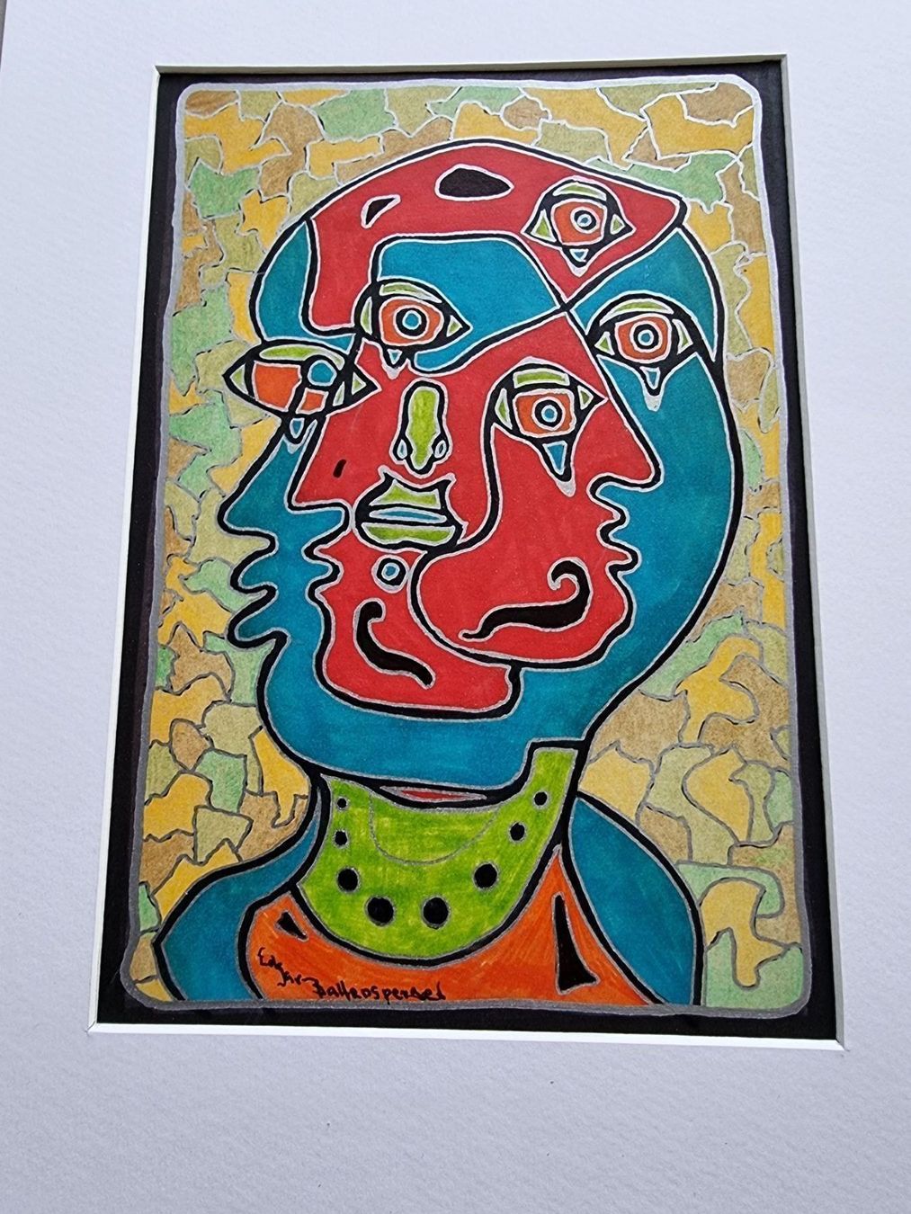 Poster & Bilder: EGAR BALTENSPERGER   ORIGINAL MISCHTECHNIK MIT PASSEPARTOUT – Gebraucht aus Gersau von kunst-online 1