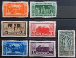 Italien Kat. 318-324 * 1929