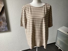 Tom Tailor Damen Shirt gestreift beige Grösse XL 1x getragen