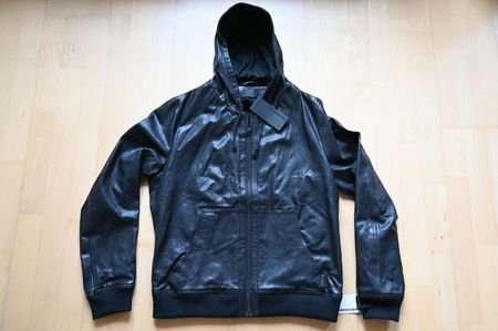 Drykorn Keystone Lederjacke Jacke Hoodie 50 Black Diesel L