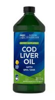 Omega-3 Fischöl (cod liver oil), 2 x 470 ml