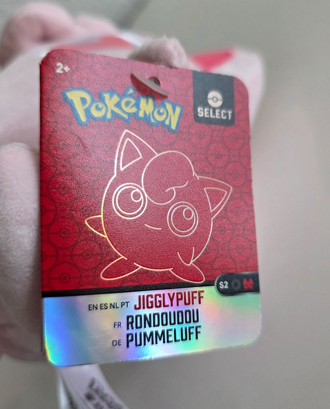 Pokémon Giocattoli: Pokémon Select S2 Monochrome Plush Jigglypuff / Pummeluff – Nuovo e nell'imballaggio originale da Münchenstein venduto da kittybox 1