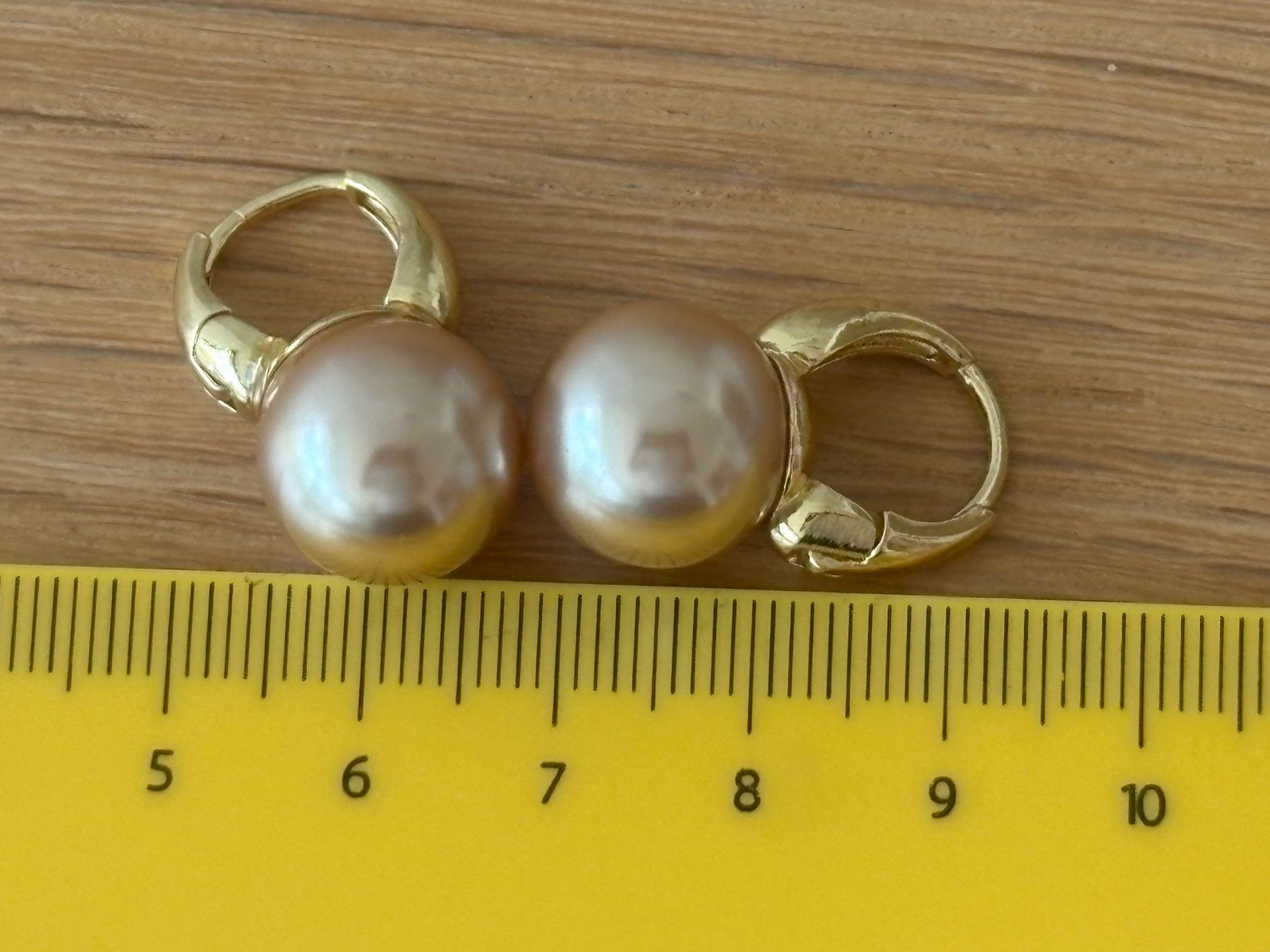 Orecchini pendenti & Orecchini a lobo: Luxus Elegante Ohrstecker  Kunstperlen Farbe: Gold – Nuovo (secondo la descrizione) da Biel-Bienne venduto da Roserosse13 4