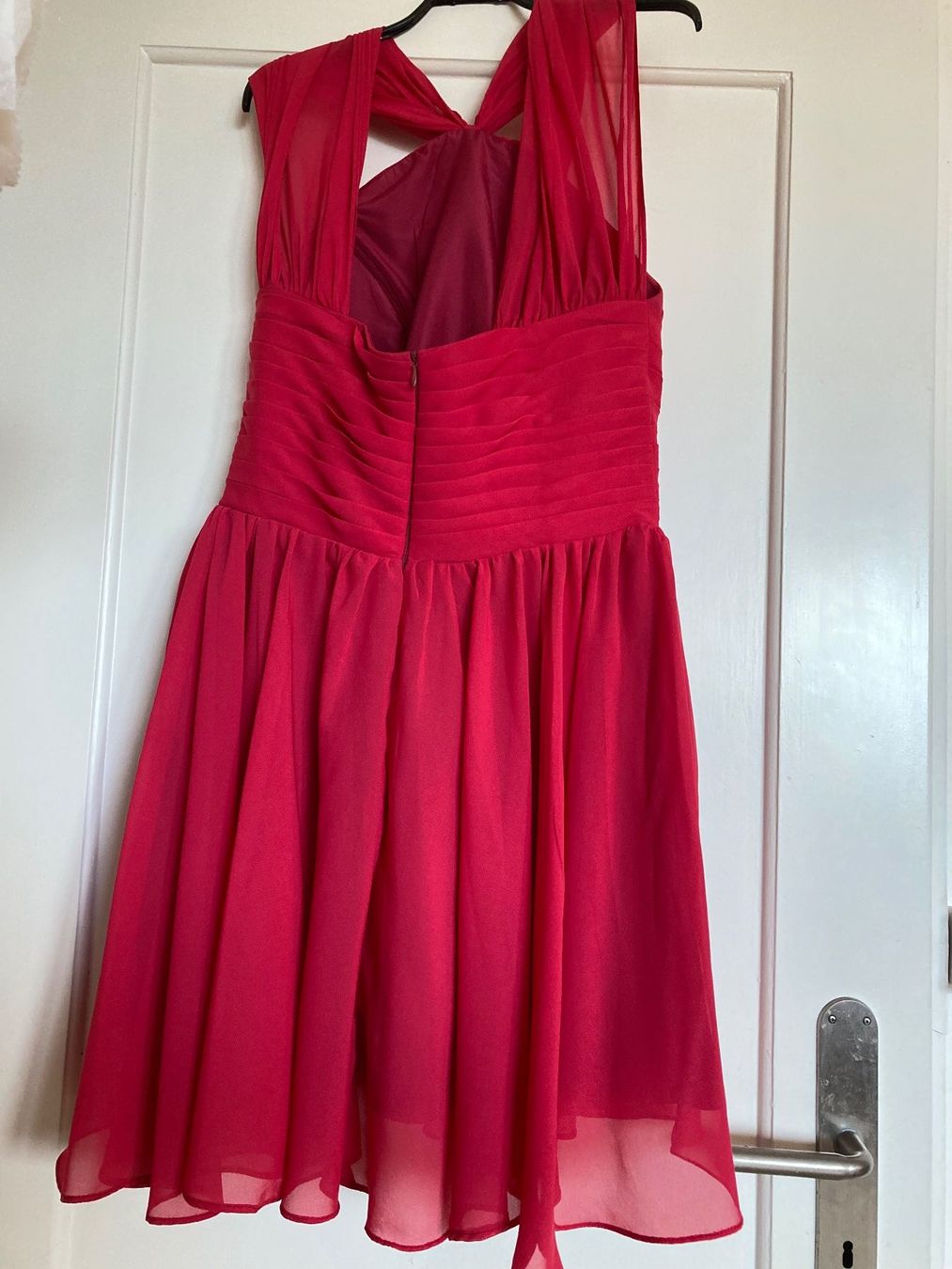 Vestiti: Vintage Rotes Cocktailkleid/Abendkled – Usato da Zürich venduto da onuba 4