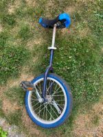 Blaues Kinder Einrad 16 Zoll (70cm-80cm)